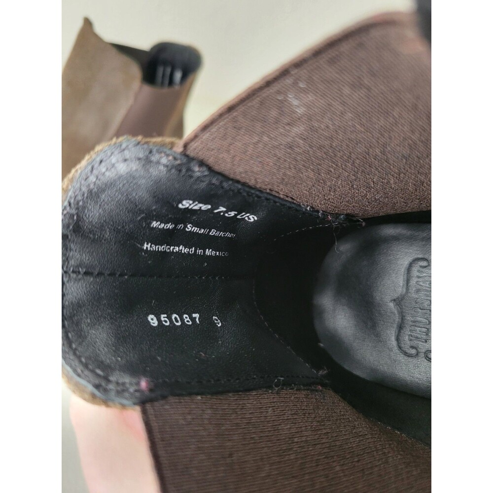 Thursday Boot Co Cavalier Dark Brown Suede Chelsea Boots Men’s 7.5 Goodyear Welt - Picture 11 of 16
